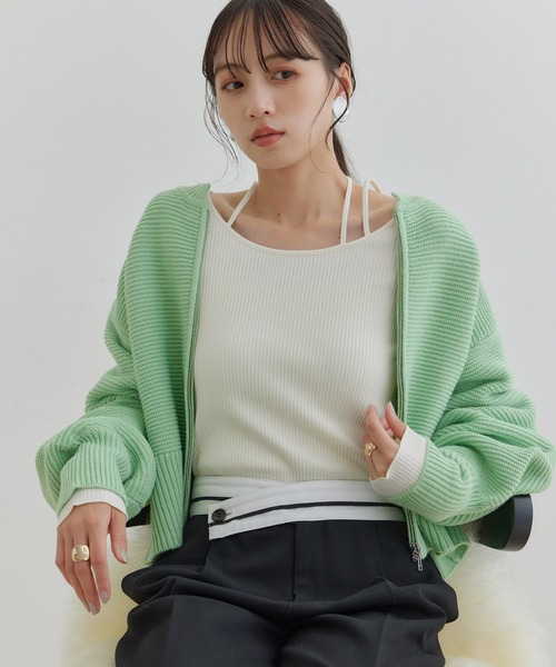 VIS(ビス)の「【2WAY】アシメストラップカットソー(Tシャツ/カットソー・レディース・キナリ/ブラック・FREE)」の13枚目の写真