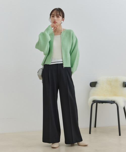 VIS(ビス)の「【2WAY】アシメストラップカットソー(Tシャツ/カットソー・レディース・キナリ/ブラック・FREE)」の3枚目の写真