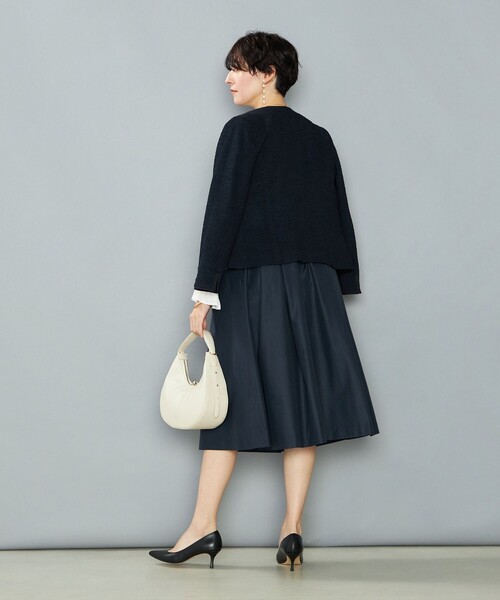 NOLLEY’S（ノーリーズ）の「ウォッシャブルエクセルタフタギャザースカート（スカート・レディース・ネイビー/ベージュ/ブラック・34/36/38）」の11枚目の写真