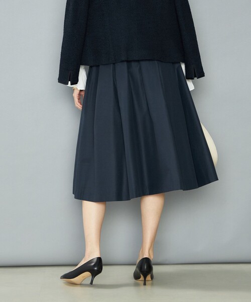 NOLLEY’S（ノーリーズ）の「ウォッシャブルエクセルタフタギャザースカート（スカート・レディース・ネイビー/ベージュ/ブラック・34/36/38）」の17枚目の写真