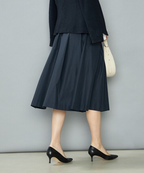 NOLLEY’S（ノーリーズ）の「ウォッシャブルエクセルタフタギャザースカート（スカート・レディース・ネイビー/ベージュ/ブラック・34/36/38）」の18枚目の写真