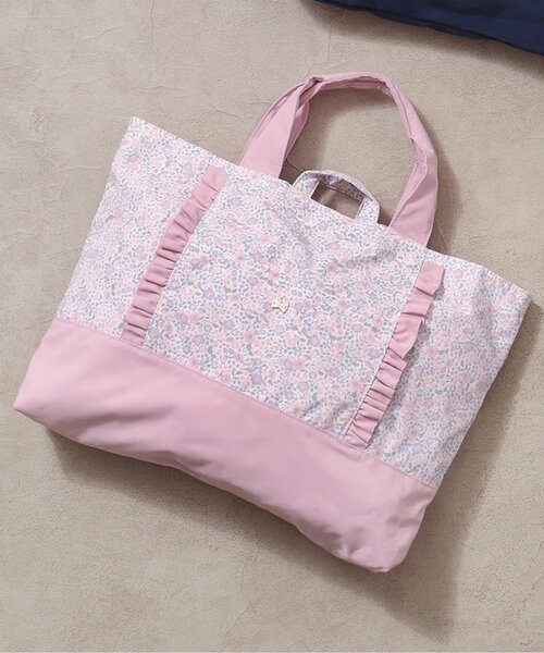 apres les cours（アプレレクール）の「3柄 レッスントート（トートバッグ・キッズ・ネイビー/ベージュ/ピンク・FREE）」の3枚目の写真