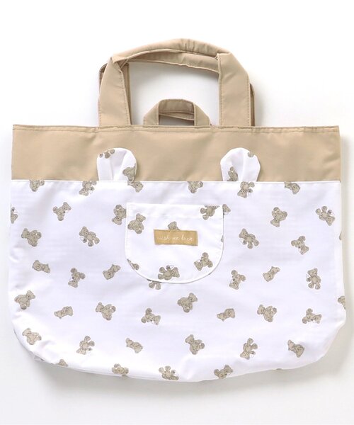 apres les cours（アプレレクール）の「3柄 レッスントート（トートバッグ・キッズ・ネイビー/ベージュ/ピンク・FREE）」の9枚目の写真