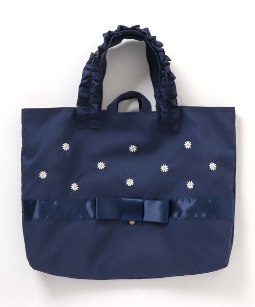 apres les cours（アプレレクール）の「3柄 レッスントート（トートバッグ・キッズ・ネイビー/ベージュ/ピンク・FREE）」の15枚目の写真