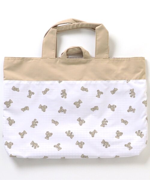 apres les cours（アプレレクール）の「3柄 レッスントート（トートバッグ・キッズ・ネイビー/ベージュ/ピンク・FREE）」の17枚目の写真