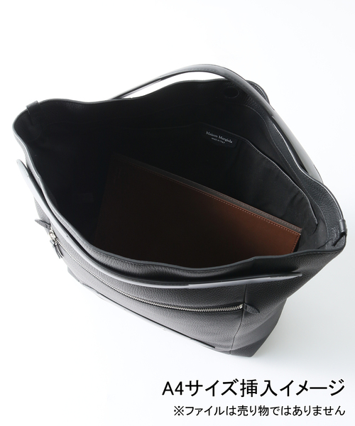 EDIFICE（エディフィス）の「【MAISON MARGIELA / メゾン マルジェラ】SOFT 5AC SHOPPING BAG（トートバッグ・メンズ・ブラック・FREE）」の5枚目の写真