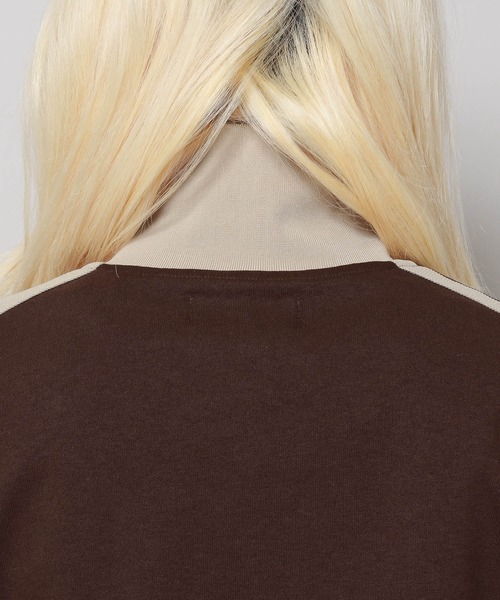 3.3 Field Trip （3.3フィールドトリップ）の「3.3 Field Trip／stripeジャージ 2996294（パーカー・メンズ・アイボリー/ダークブラウン/ライトグリーン・FREE）」の21枚目の写真