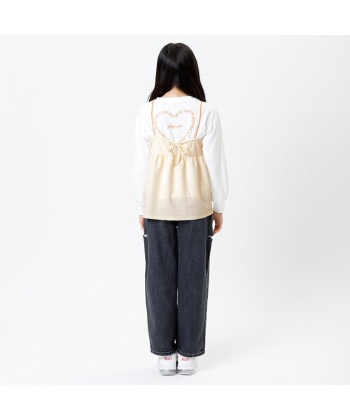 algy(アルジー)の「ポコポコキャミ&ロンTセット(その他トップス・キッズ・ライム/アイボリー/ブラック・XX-SMALL/MEDIUM/X-SMALL/SMALL)」の10枚目の写真