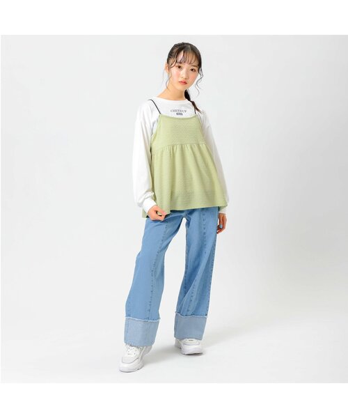 algy(アルジー)の「ポコポコキャミ&ロンTセット(その他トップス・キッズ・ライム/アイボリー/ブラック・XX-SMALL/MEDIUM/X-SMALL/SMALL)」の9枚目の写真