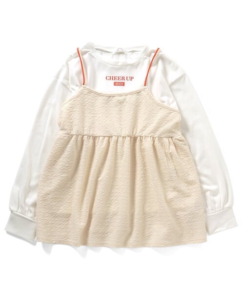 algy(アルジー)の「ポコポコキャミ&ロンTセット(その他トップス・キッズ・ライム/アイボリー/ブラック・XX-SMALL/MEDIUM/X-SMALL/SMALL)」の6枚目の写真