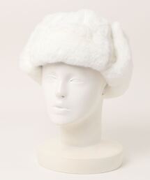 ACCOMMODE（アコモデ）の「ファーフライトキャップ（ニットキャップ/ビーニー）」