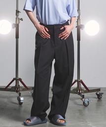 MAISON SPECIAL | 《UNISEX》NISHIKAWA KEORI Wool Mix Gabardine Prime Wide One-Tuck Wide Pants/NISHIKAWA KEORIウールミックスギャバジンプライムワイドワンタックワイドパンツ【MAISON SPECIAL/メゾンスペシャル】■セットアップ対応■(スラックス)