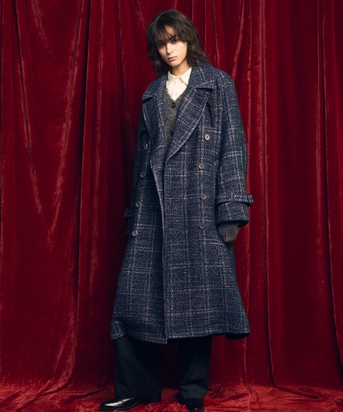 UNISEX》Wool Mix Prime Wide One-Tuck Wide Pants/ウールミックス