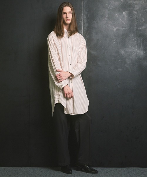 UNISEX》Wool Mix Prime Wide One-Tuck Wide Pants/ウールミックス