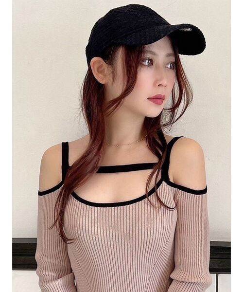 NEW ERA（ニューエラ）の「【NEWERA】ベーシックロゴキャップ（キャップ・レディース・その他1/ベージュ/ブラック/その他・FREE）」の4枚目の写真