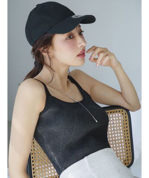 新品タグ付 RESEXXY×NEWERA ベーシックロゴキャップ ブラック 黒 リゼクシー RESEXXY 【NEWERA】ベーシックロゴキャップ