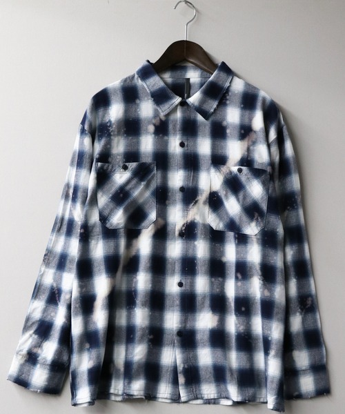 トップス FAT Bigshadow Flannel Check Shirt FAT Bigshadow Flannel Check Shirt（9+ Hundred Plaid Shirt