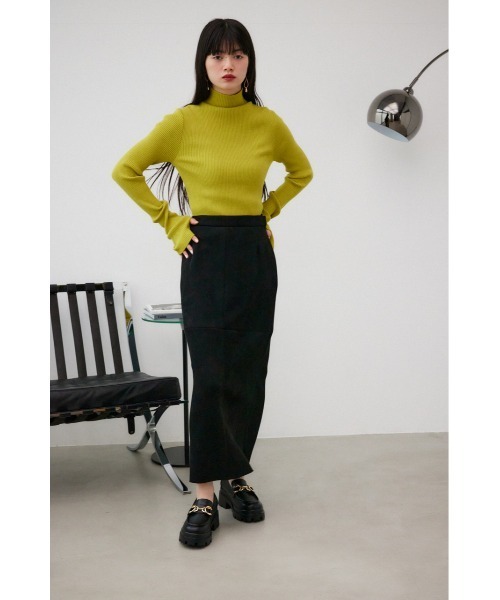 AZUL by moussy（アズールバイマウジー）の「ダブルリングメタルトラックソールローファー（ローファー・レディース・ブラック系その他/ブラック・SMALL/MEDIUM/LARGE）」の4枚目の写真