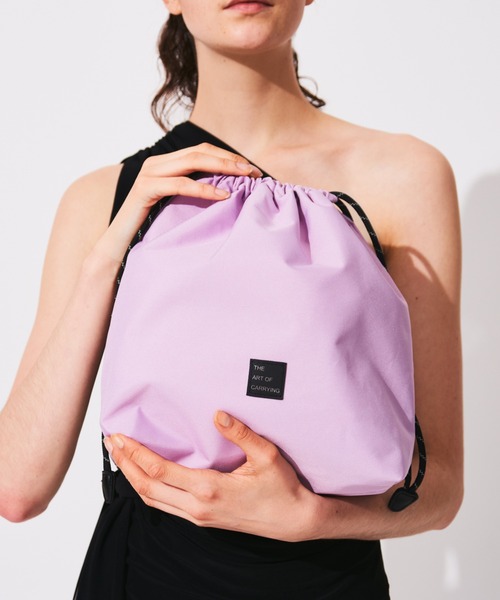 THE ART OF CARRYING(ジアートオブキャリング)の「【THE ART OF CARRYING】DRAWSTRING C / 巾着バッグ(トートバッグ・メンズ・ラベンダー/ベージュ/ライトグリーン/ホワイト/ブラック・FREE)」の5枚目の写真