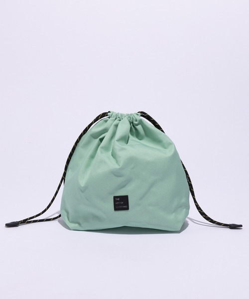 THE ART OF CARRYING(ジアートオブキャリング)の「【THE ART OF CARRYING】DRAWSTRING C / 巾着バッグ(トートバッグ・メンズ・ラベンダー/ベージュ/ライトグリーン/ホワイト/ブラック・FREE)」の4枚目の写真
