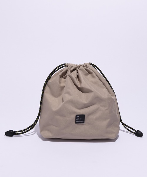 THE ART OF CARRYING(ジアートオブキャリング)の「【THE ART OF CARRYING】DRAWSTRING C / 巾着バッグ(トートバッグ・メンズ・ラベンダー/ベージュ/ライトグリーン/ホワイト/ブラック・FREE)」の8枚目の写真