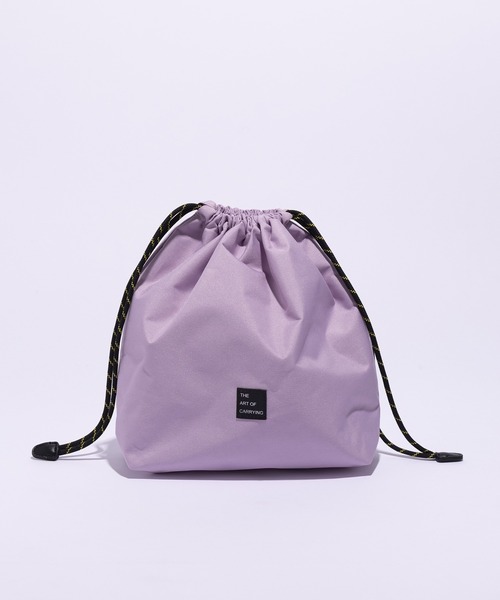 THE ART OF CARRYING(ジアートオブキャリング)の「【THE ART OF CARRYING】DRAWSTRING C / 巾着バッグ(トートバッグ・メンズ・ラベンダー/ベージュ/ライトグリーン/ホワイト/ブラック・FREE)」の7枚目の写真