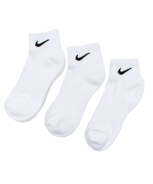 NIKE(ナイキ)の「WEGO/NIKE 3Pクォーターソックス(ソックス/靴下・レディース・ホワイト/その他・FREE)」の1枚目の写真
