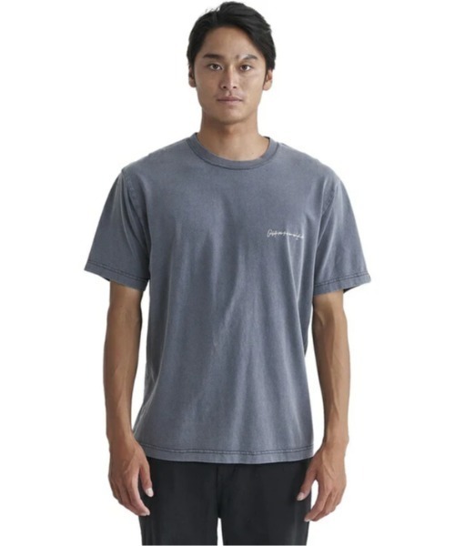 Quiksilver(クイックシルバー)の「SURF DNA LOGO ST2/クイックシルバー半袖ワンポイントロゴTシャツ(Tシャツ/カットソー・メンズ・グレー/ブルー/イエロー/グレー系その他/ホワイト系その他/ホワイト・X-LARGE/MEDIUM/LARGE/SMALL)」の4枚目の写真