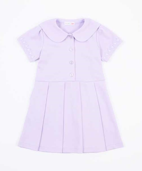 KP（ケーピー）の「リップルポンチのセーラーカラー半袖ワンピース(120～130cm)（ワンピース・キッズ・ネイビー/ラベンダー・120cm/130cm）」の12枚目の写真