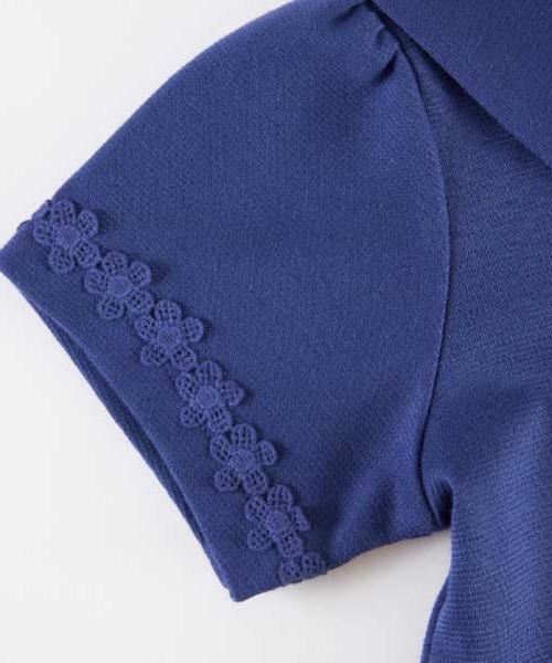 KP（ケーピー）の「リップルポンチのセーラーカラー半袖ワンピース(120～130cm)（ワンピース・キッズ・ネイビー/ラベンダー・120cm/130cm）」の19枚目の写真