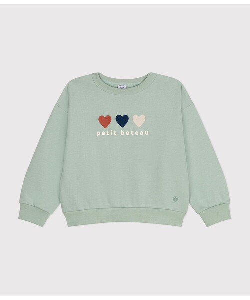 【セール】スウェットプリントプルオーバー（スウェット）｜PETIT BATEAU（プチバトー）