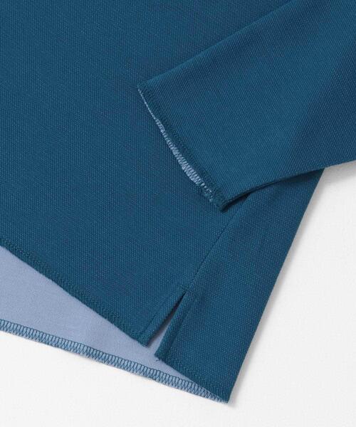 ITEMS URBANRESEARCH（アイテムズ アーバンリサーチ）の「裏配色カノコ ロングスリーブ カットソー（Tシャツ/カットソー・メンズ・ブラック/ホワイト/ベージュ/ブルー・MEDIUM/LARGE）」の16枚目の写真