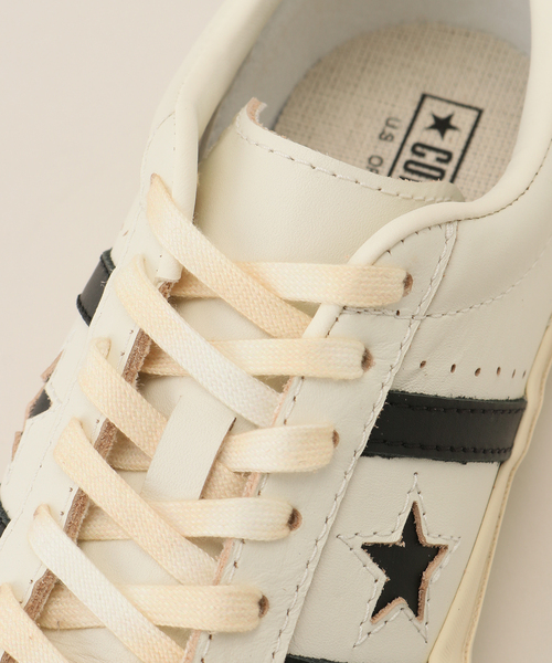 CONVERSE(コンバース)の「【CONVERSE/コンバース】STARBARS US LEATHER:スニーカー(スニーカー・レディース・ホワイト・25cm/24.5cm/24cm/23.5cm/23cm)」の6枚目の写真