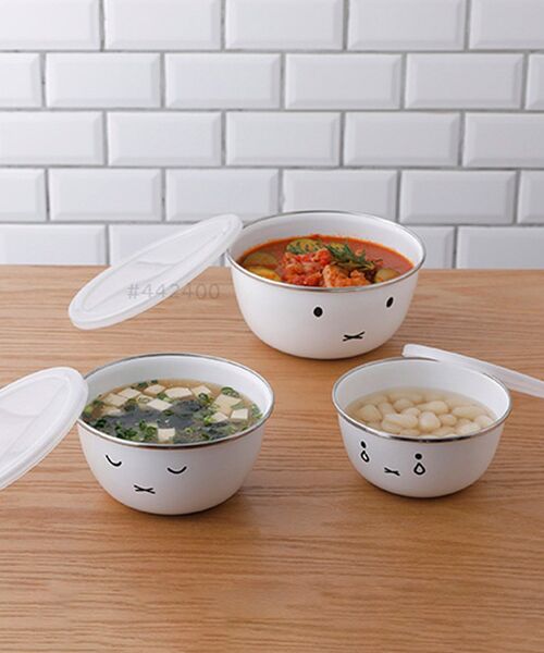 I.D.E.A international（イデアインターナショナル）の「ミッフィーミキシングボール3点セット（キッチンツール・レディース・ホワイト・ﾌﾘ-）」の3枚目の写真