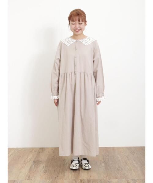 セール】【Sサイズ / WEB限定】バテンレース前後2WAYワンピース