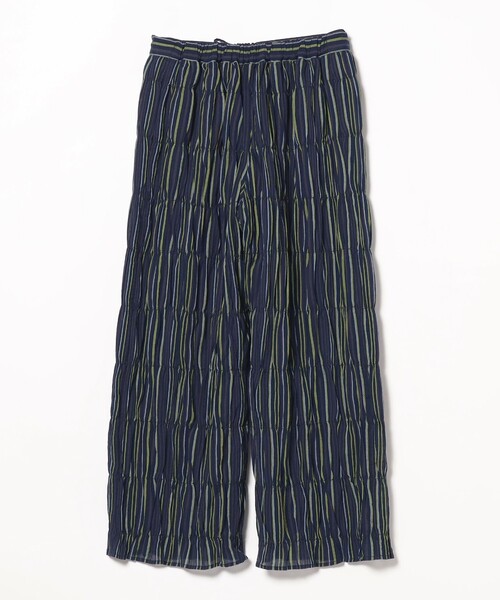 BEAMS BOY(ビームスボーイ)の「BEAMS BOY / マルチ ストライプ シャーリング イージーパンツ(その他パンツ・レディース・クリーム/ネイビー・ONE SIZE)」の17枚目の写真