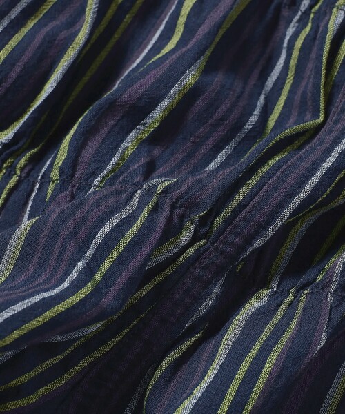 BEAMS BOY(ビームスボーイ)の「BEAMS BOY / マルチ ストライプ シャーリング イージーパンツ(その他パンツ・レディース・クリーム/ネイビー・ONE SIZE)」の19枚目の写真