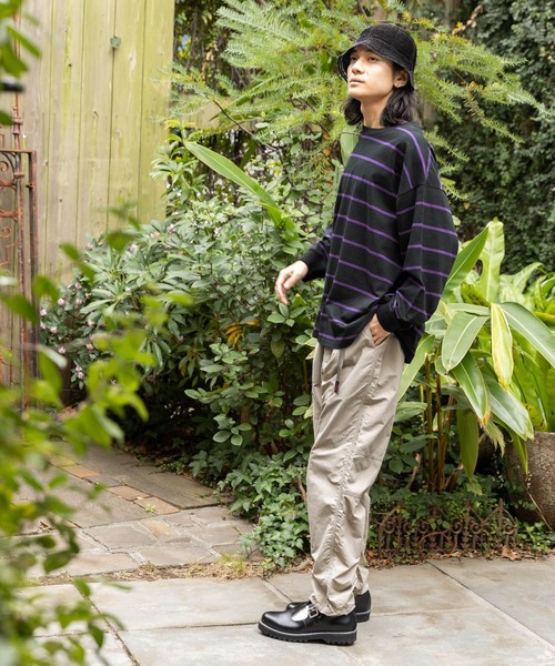 niko and...（ニコアンド）の「クロシェ編み風ハット（ハット・メンズ・ブラウン/ブラック・FREE）」の4枚目の写真