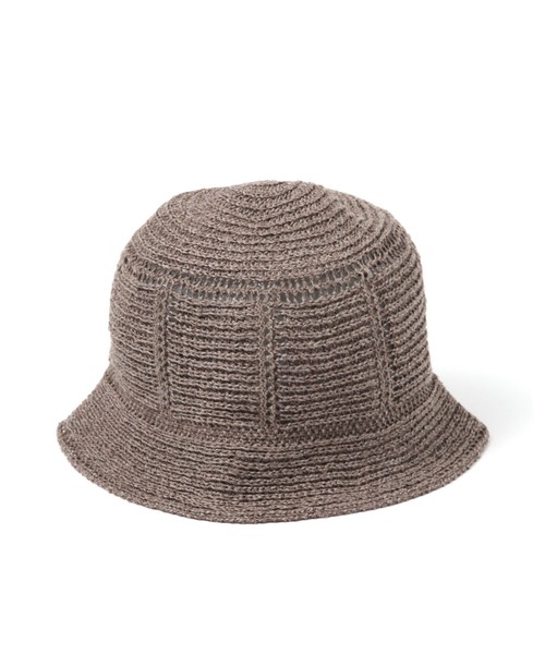 niko and...（ニコアンド）の「クロシェ編み風ハット（ハット・メンズ・ブラウン/ブラック・FREE）」の19枚目の写真