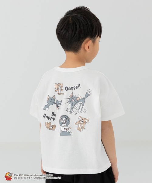 Tom＆Jerry（トムアンドジェリー）の「TOM&JERRY / トムアンドジェリー 半袖Tシャツ（Tシャツ/カットソー・キッズ・C/A/B/D/E/F・110cm/100cm/80ｃｍ/90cm/120cm/130cm/140cm）」の5枚目の写真