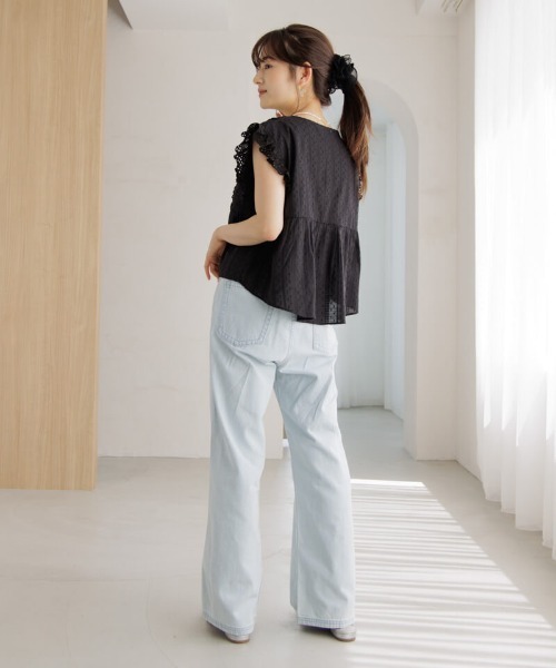 flower（フラワー）の「シープリーツシュシュ（シュシュ・レディース・ホワイト/ブラック・FREE）」の19枚目の写真