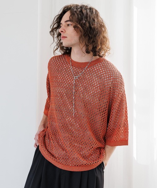 HARE（ハレ）の「オーバーメッシュニットプルオーバーSS(HARE)（ニット