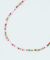 【daily CLIP】カラービーズネックレス