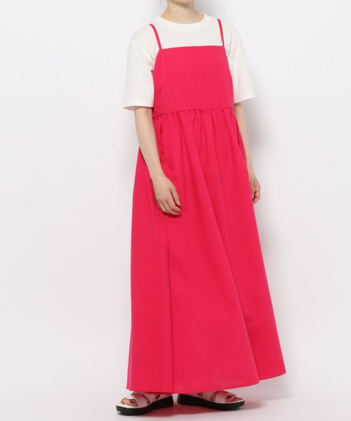 セール】高山直子さんコラボ/リネンコンキャミワンピ/EiiS/991921