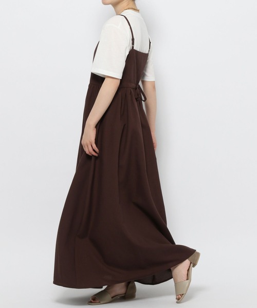 セール】高山直子さんコラボ/リネンコンキャミワンピ/EiiS/991921