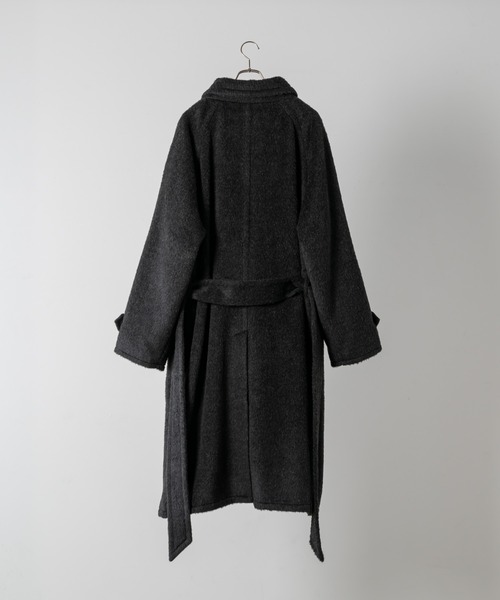 Wool Blend Shaggy Over Coat / ウールブレンドシャギーオーバーコート