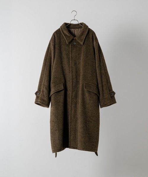 soerte ウールブレンドシャギーオーバーコート Wool Blend Shaggy Over Coat / ウールブレンドシャギーオーバーコート