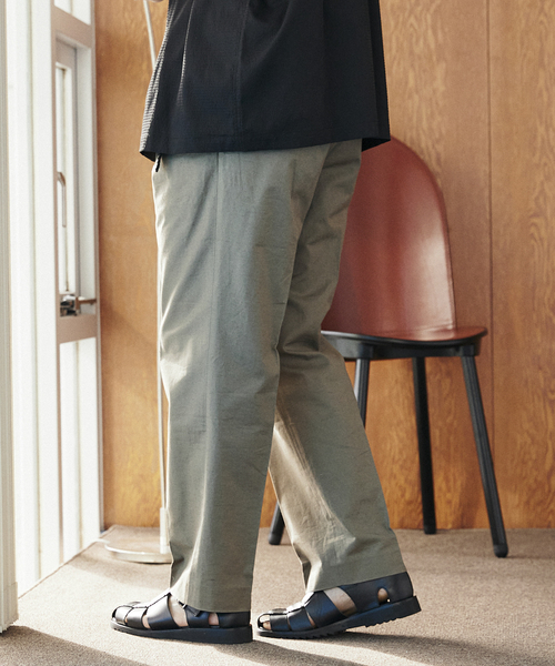 JOURNAL STANDARD relume（ジャーナルスタンダード　レリューム）の「European Flax / ヨーロピアンフラックス 1プリーツ スラックス（スラックス・メンズ・ブラック/アイボリー/オリーブ・MEDIUM/LARGE）」の22枚目の写真