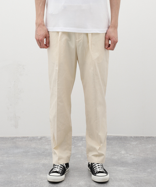 JOURNAL STANDARD relume（ジャーナルスタンダード　レリューム）の「European Flax / ヨーロピアンフラックス 1プリーツ スラックス（スラックス・メンズ・ブラック/アイボリー/オリーブ・MEDIUM/LARGE）」の15枚目の写真