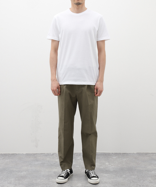 JOURNAL STANDARD relume（ジャーナルスタンダード　レリューム）の「European Flax / ヨーロピアンフラックス 1プリーツ スラックス（スラックス・メンズ・ブラック/アイボリー/オリーブ・MEDIUM/LARGE）」の16枚目の写真